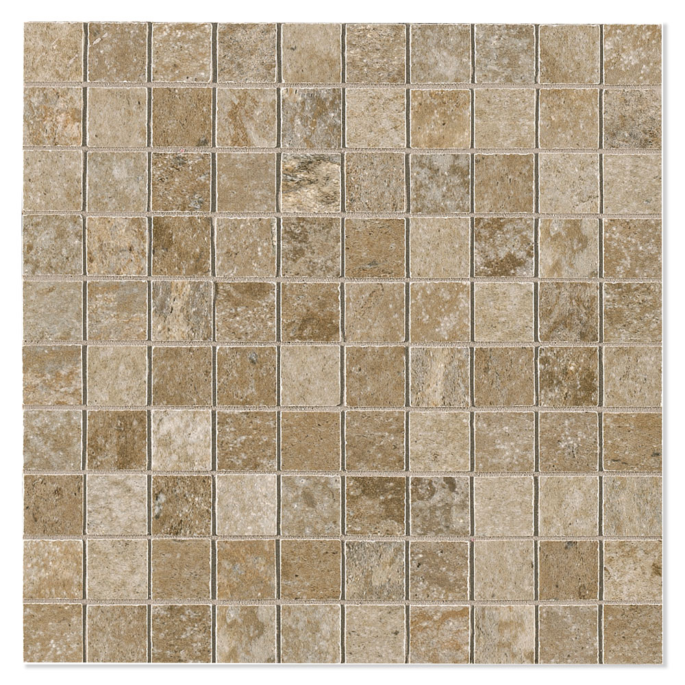 Unicomstarker Mosaikkflis Dordogne Biscuit Matt 31x31 (3x3) cm