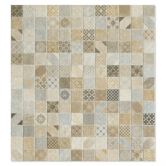 Unicomstarker Dekor Gulvflis <strong>Dordogne</strong>  Flerfarget Matt 15x15 cm