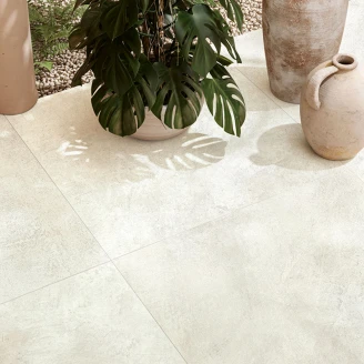 Unicomstarker Gulvflis <strong>Living</strong>  Caolino Matt 80x80 cm