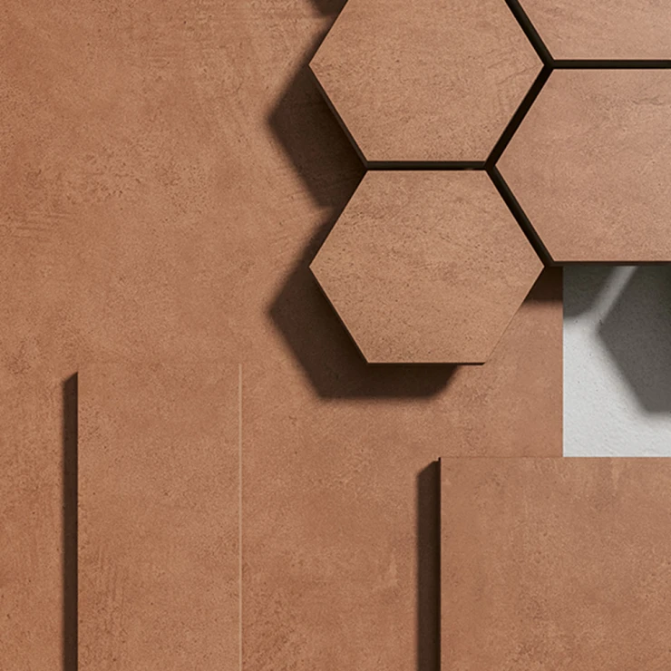 Unicomstarker Gulvflis Living Terracotta Matt 120x120 cm