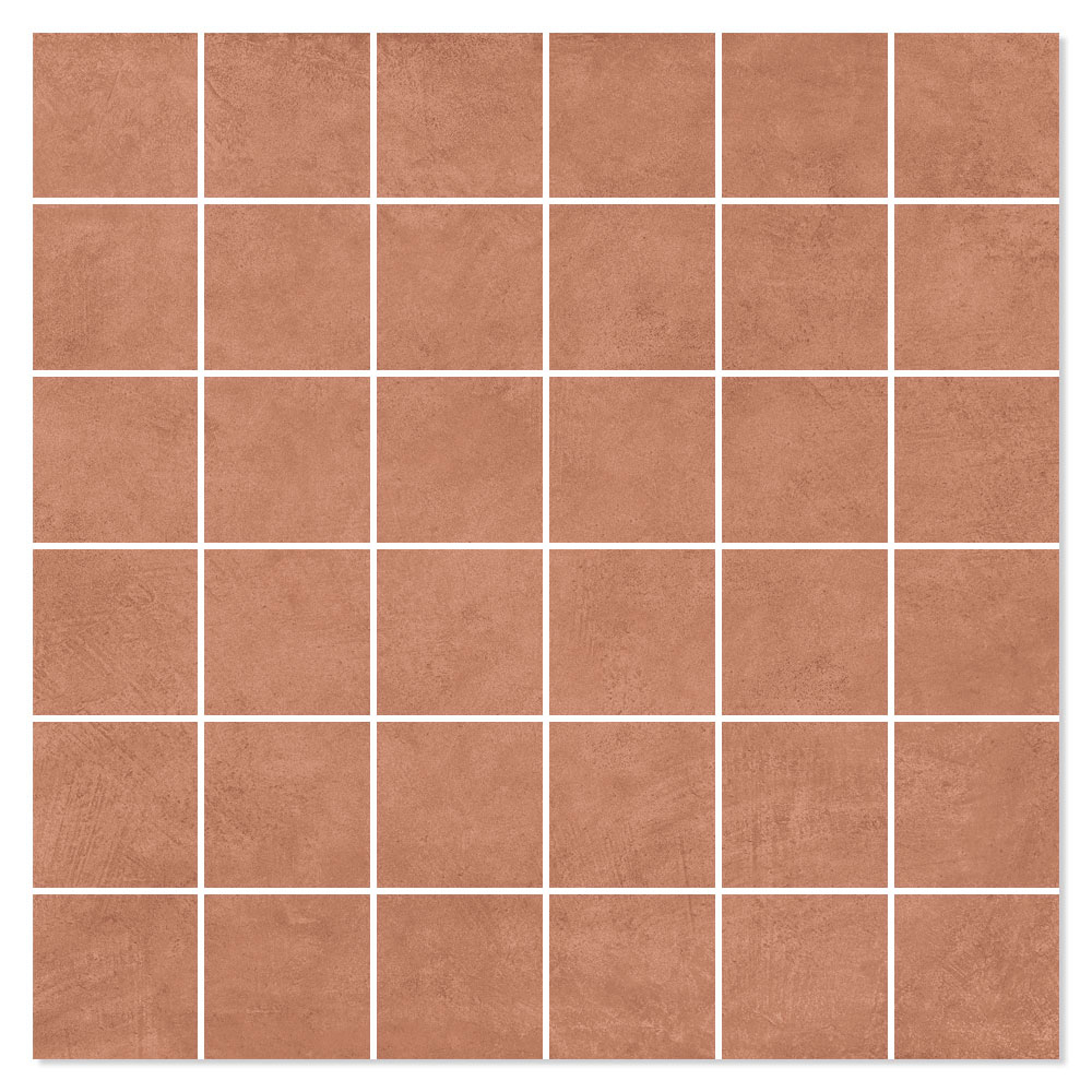Unicomstarker Marmor Mosaikkflis Terracotta Matt 30x30 (5x5) cm