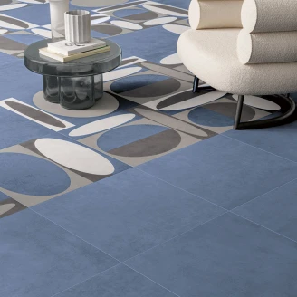 Unicomstarker Gulvflis <strong>Living</strong>  Zaffiro Matt 60x60 cm