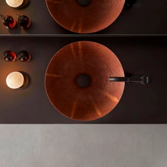 Bathco Servant <strong>Atelier</strong>  Corten Brons Matt 40 cm