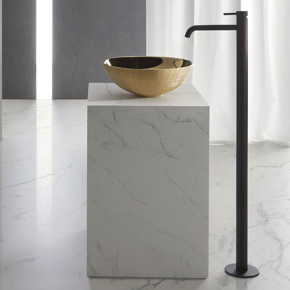 Bathco Gulvblander Athenas Svart Matt
