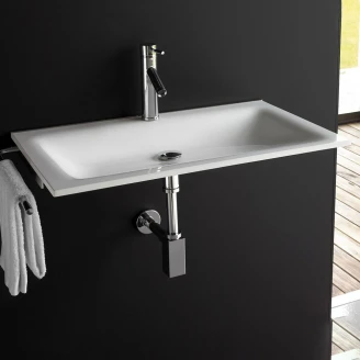 Bathco Servant <strong>Resin</strong>  Monaco Hvit Blank 60 cm