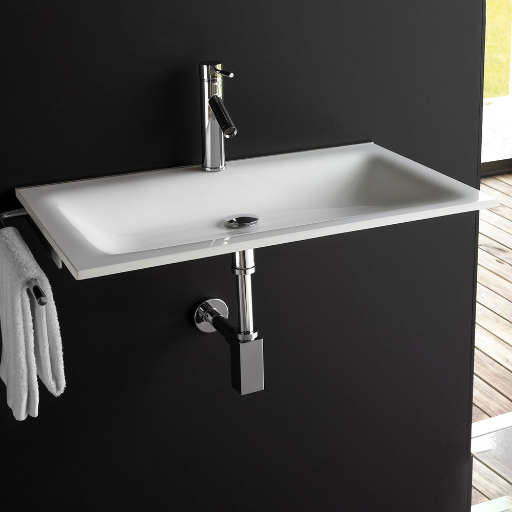 Bathco Servant Resin Monaco Hvit Blank 60 cm