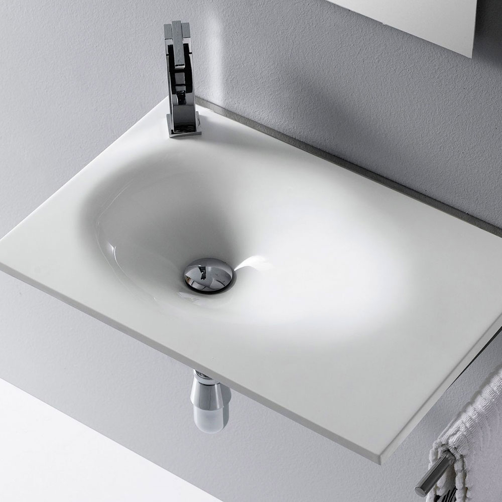 Bathco Servant Resin Verona Hvit Blank 60 cm
