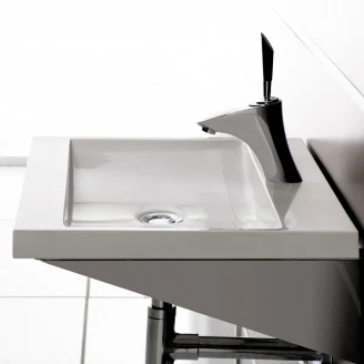 Bathco Servant <strong>Resin</strong>  Manhattan Hvit Blank 80 cm