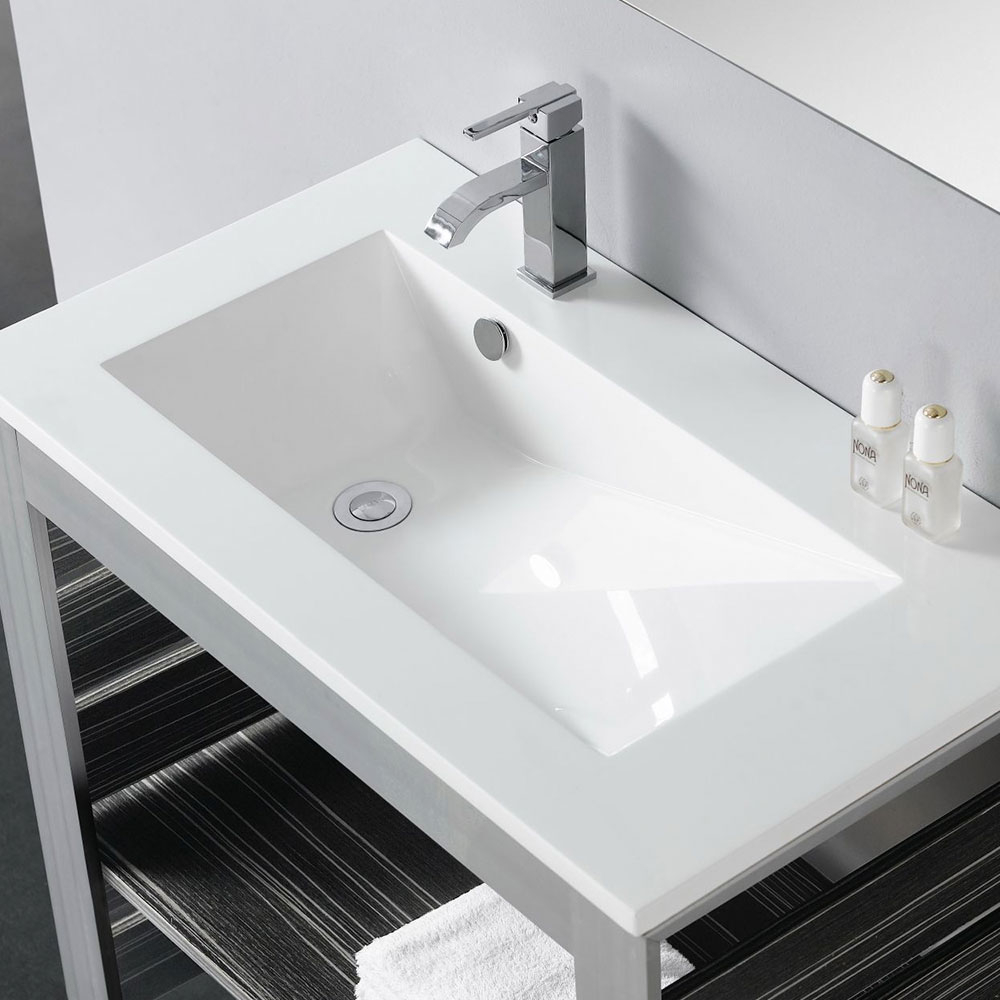 Bathco Servant Resin Tecno Hvit Blank 80 cm