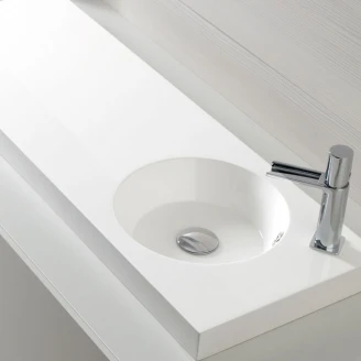 Bathco Servant <strong>Resin</strong>  Oasis Hvit Blank 100 cm