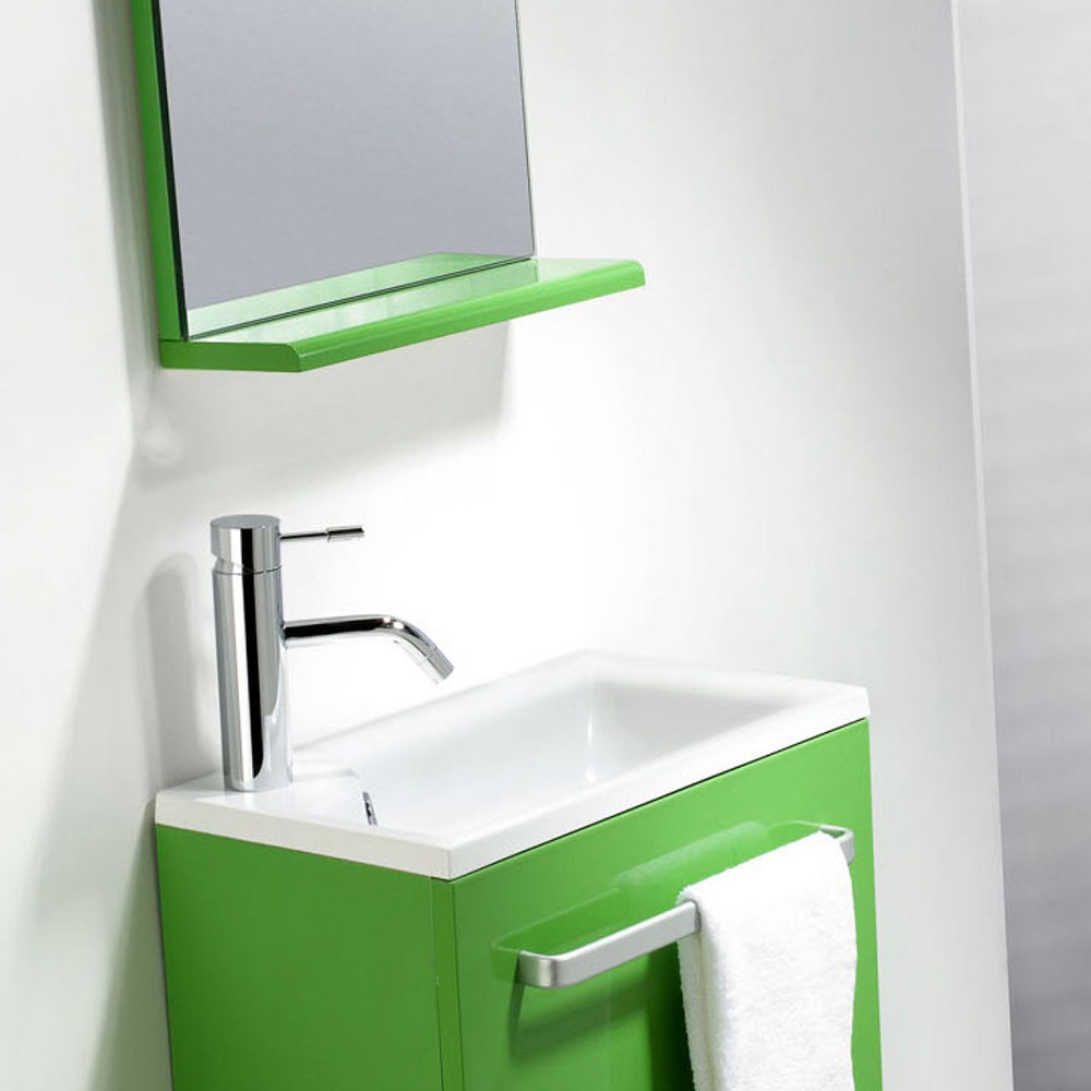 Bathco Servantskap Complements Niza Grön med Servant & Speglar