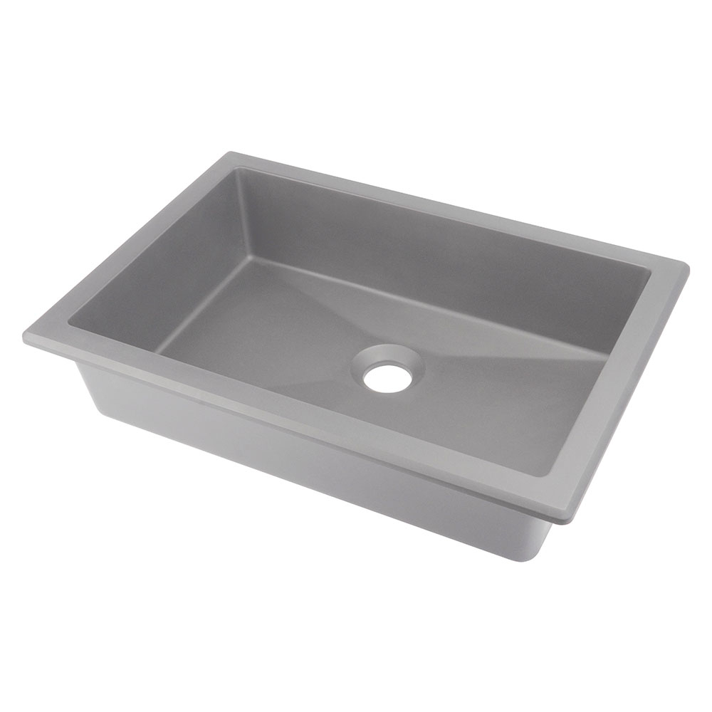 Servant Ny Correo Grå Metallic Matt 50x35 cm