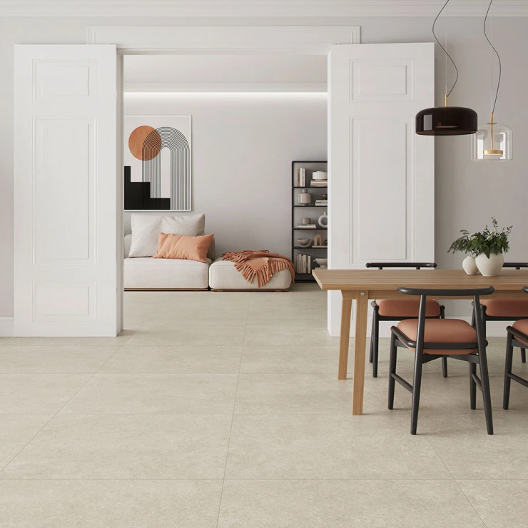 Gulvflis Novakalk Beige Matt 100x100 cm