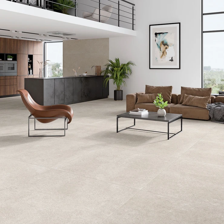 Gulvflis Novakalk Almond Matt 120x120 cm