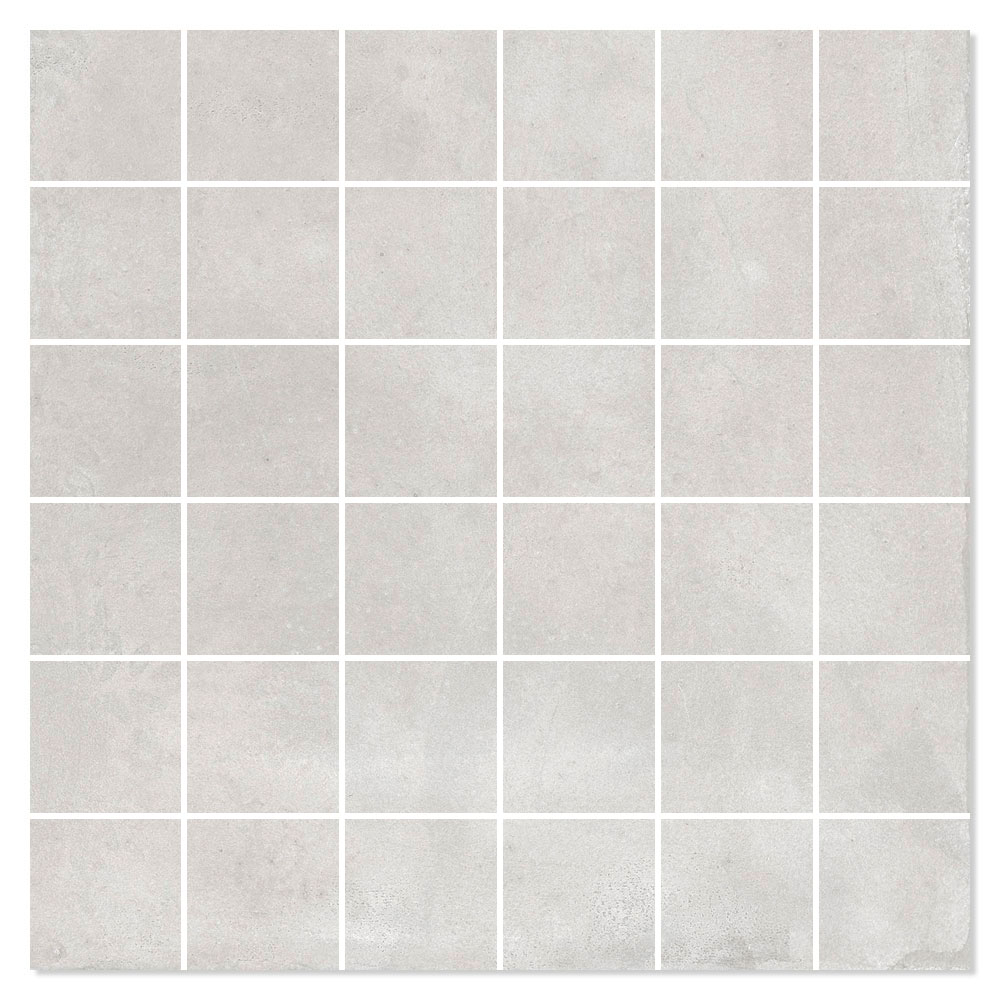 Mosaikkflis Gotland Grå Matt 30x30 (5x5) cm