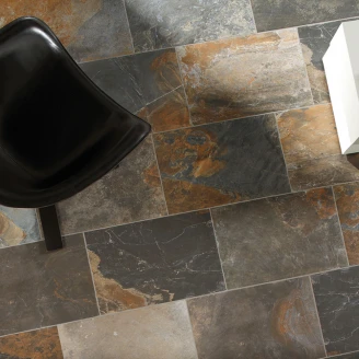 Unicomstarker Gulvflis <strong>Natural Slate</strong>  Multicolor Matt 41x61 cm