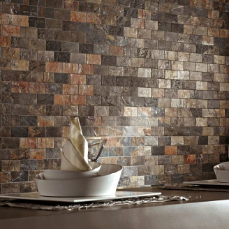 Unicomstarker Mosaikk Veggflis <strong>Natural Slate</strong>  Multicolor Matt 30x30 cm