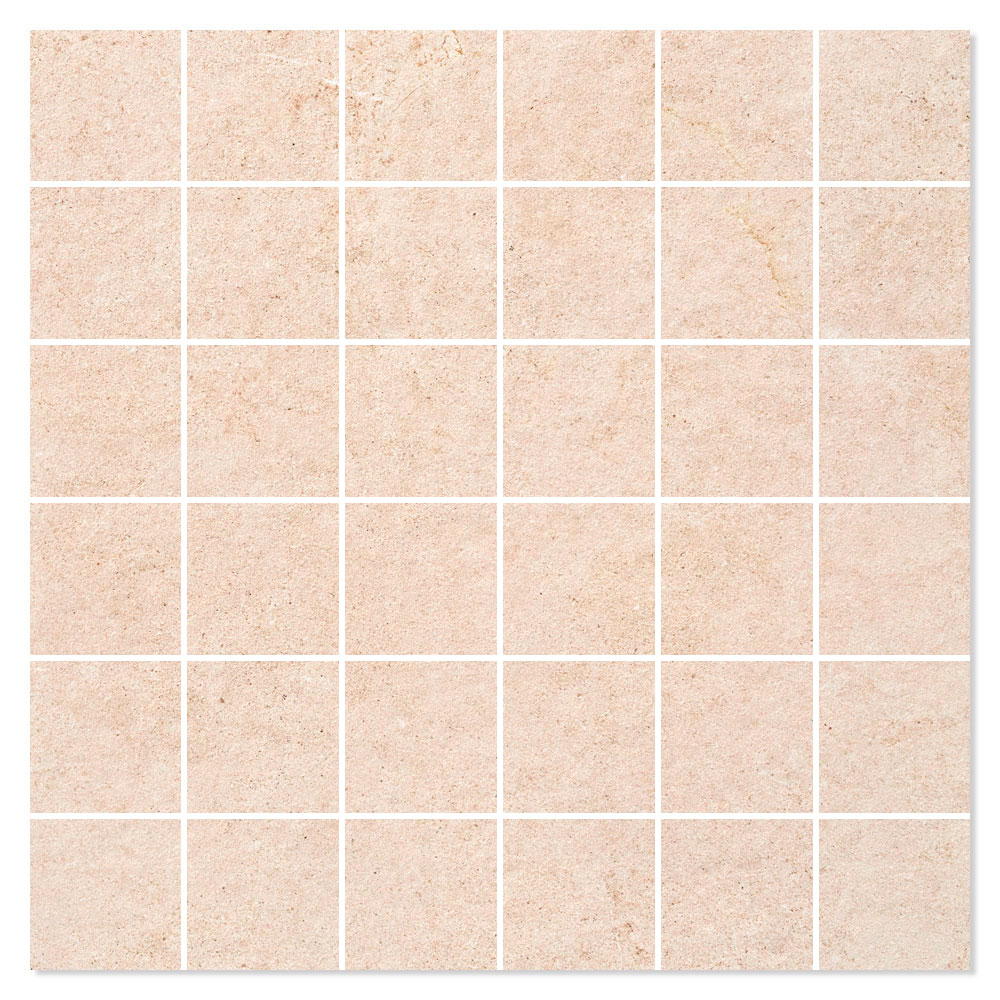 Mosaikkflis Epoch Ljusbeige Matt 30x30 (5x5) cm