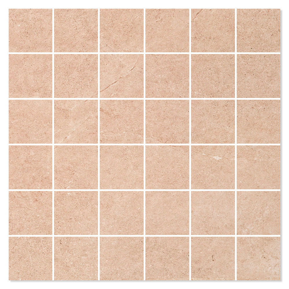 Mosaikkflis Epoch Brun Matt 30x30 (5x5) cm