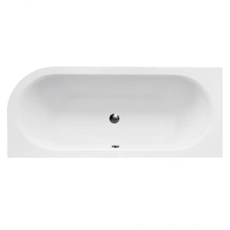 Badekar <strong>Solhaga</strong>  Hvid Glat Venstre 160 cm (Uden Panel & Afløb)