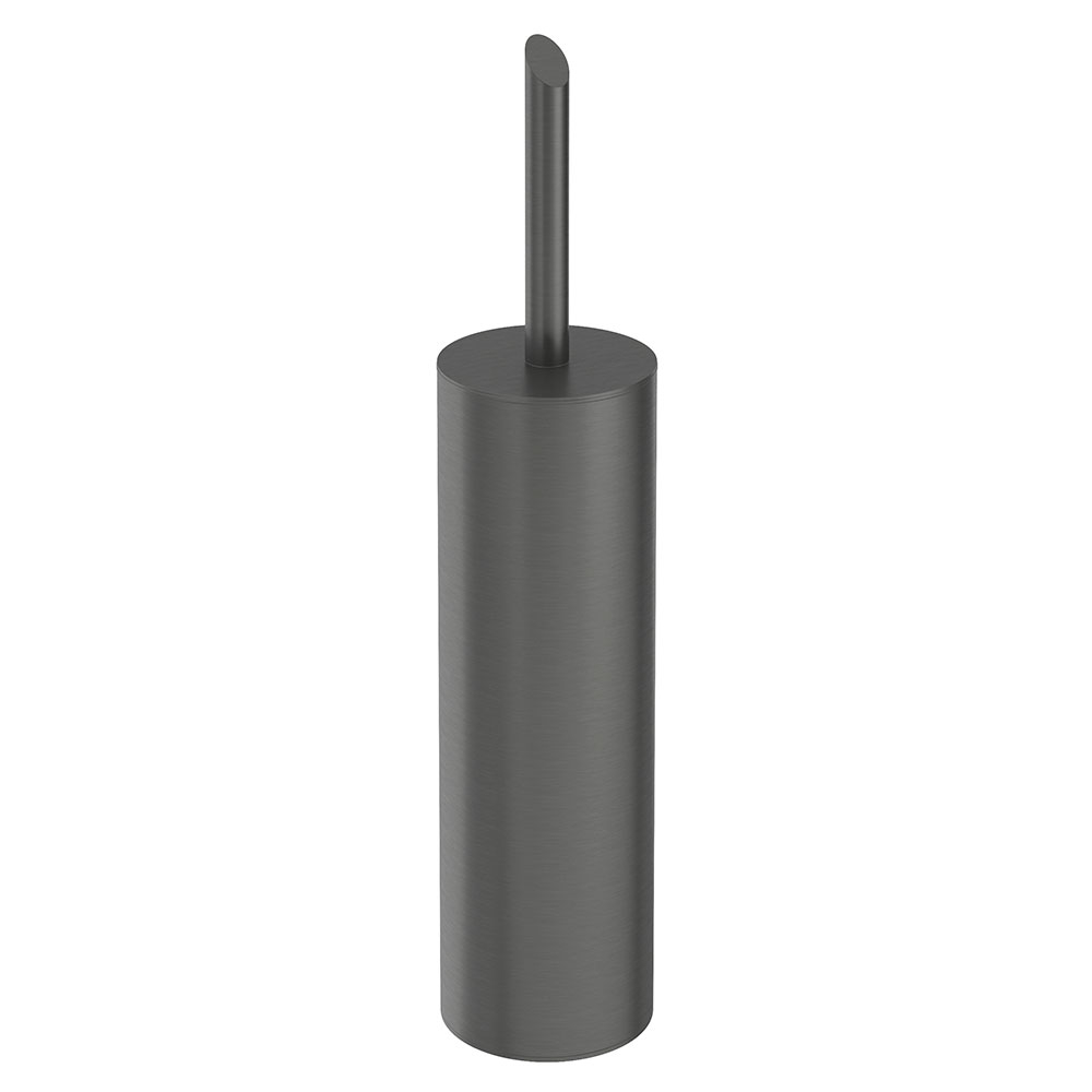 Toalettbørste Frittstående Silia Grå Titanium Matt