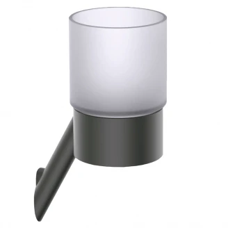 Tannbørsteholder <strong>Silia</strong>  Grå Titanium Matt