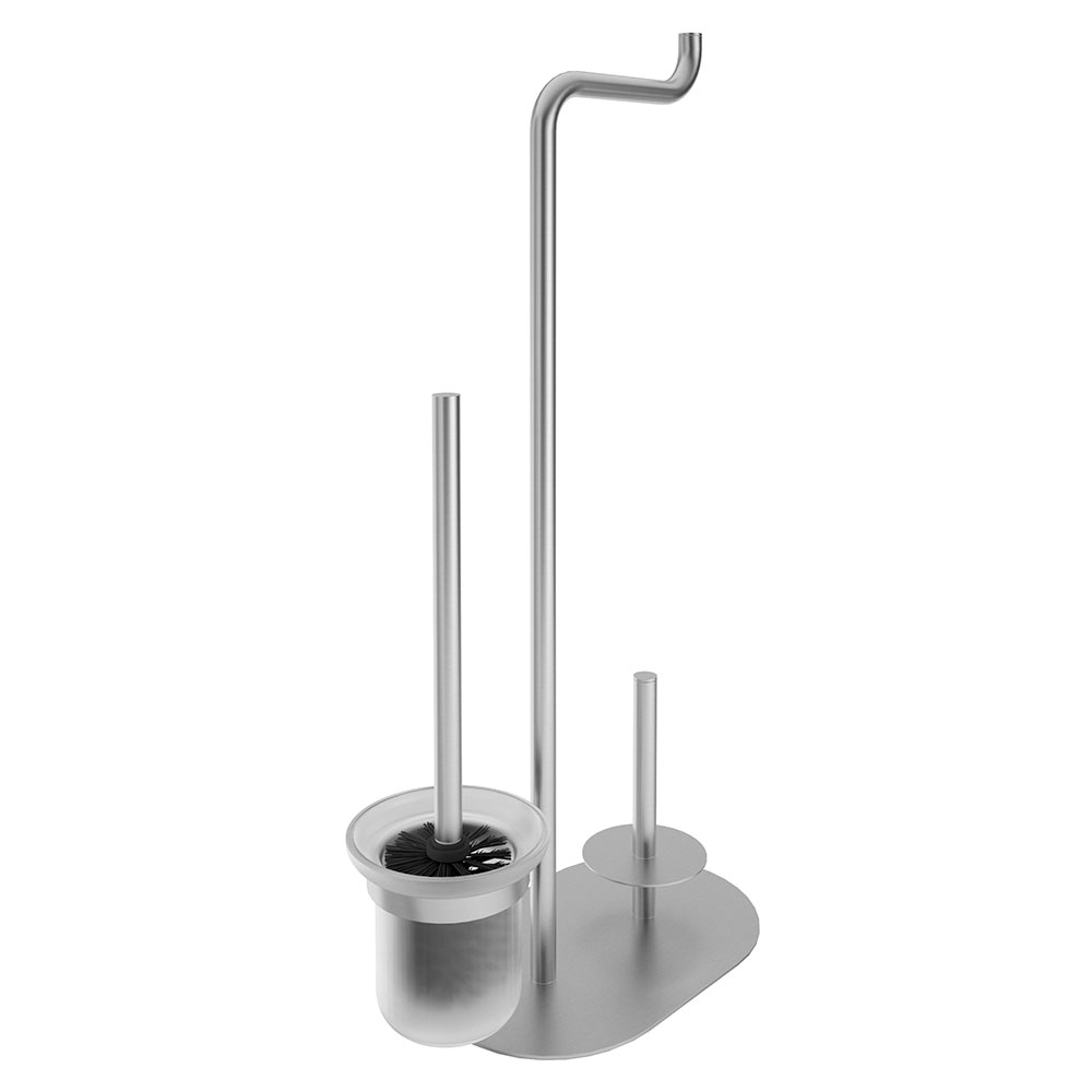 Toalettpapirholder 3-funktions Silia Krom Matt