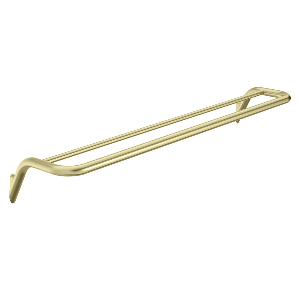 Dubbel Håndkleholder Silia Gull Matt