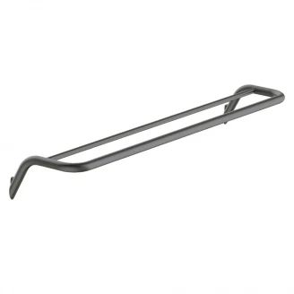 Dubbel Håndkleholder <strong>Silia</strong> Grå Titanium Matt