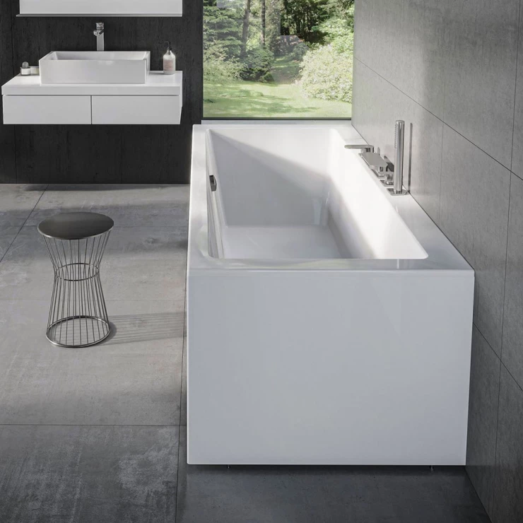 Ravak Sidepanel Høyre Hvit 80 cm