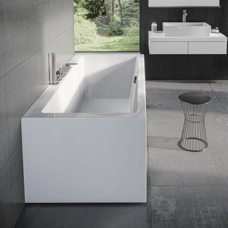 Ravak Sidepanel Venstre Hvit 75 cm
