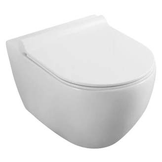 Væghængt Toilet <strong>Gesolo</strong>  Hvid Blank