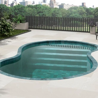 Dune Gulvflis <strong>Tahiti</strong>  Turquoise Bullnose Matt 15x15 cm