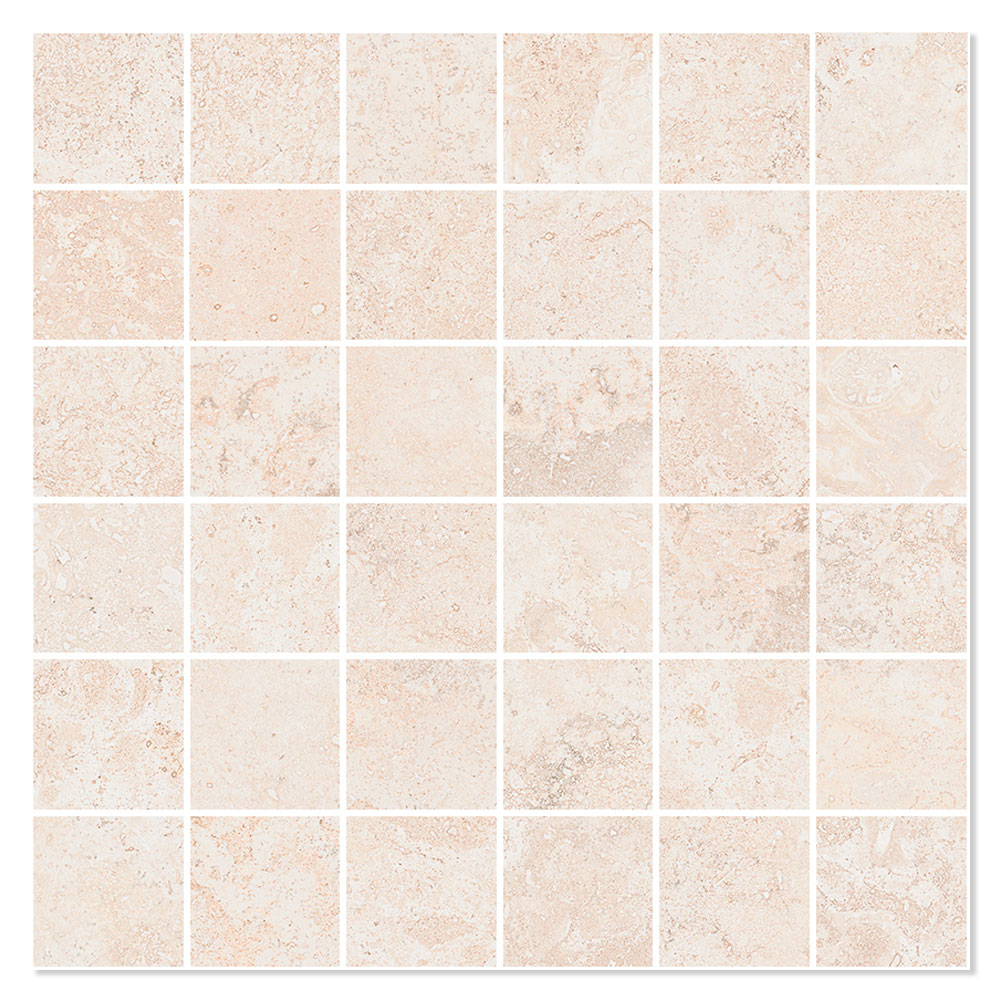 Mosaikkflis Pienza Beige Matt 30x30 (5x5) cm