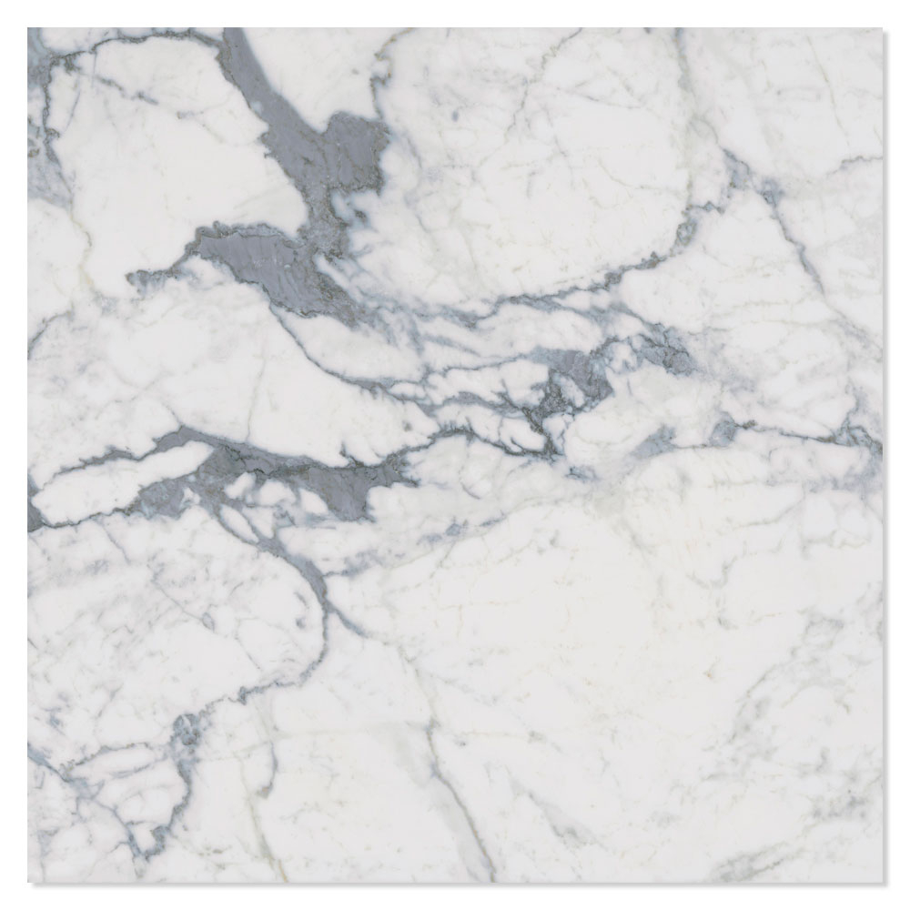 Marmor Gulvflis Paradigm White Halvpolerad Halvpolert 120x120 cm