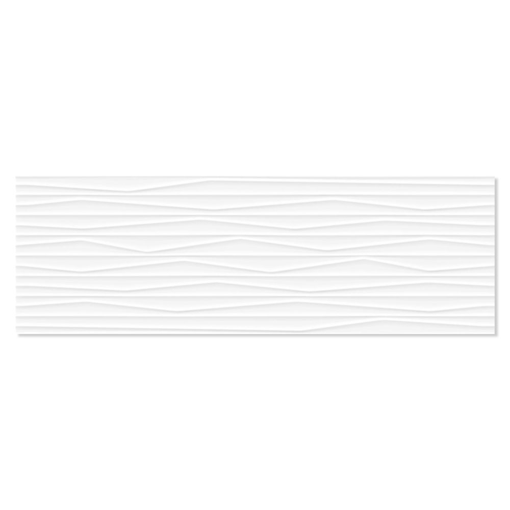 Veggflis Dawn Gales Hvit Blank 30x90 cm