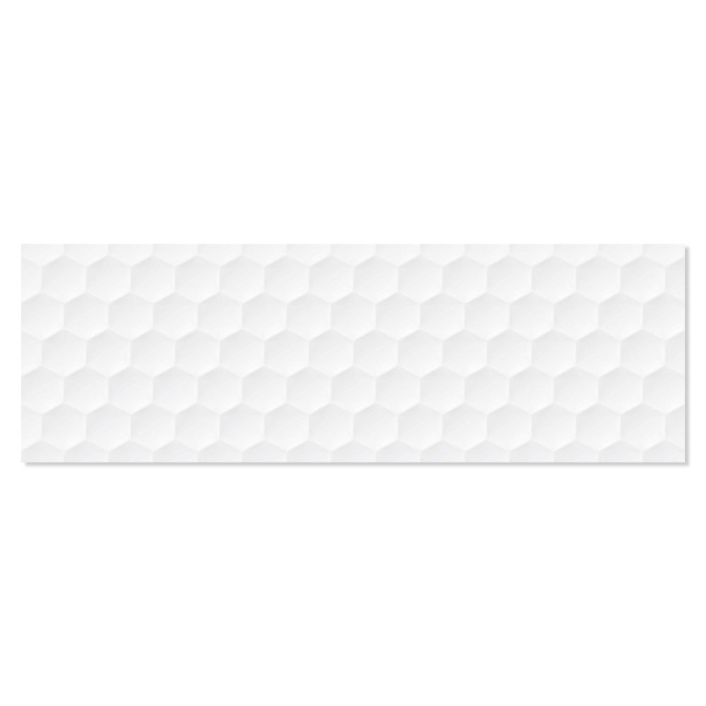 Veggflis Dawn Honey Hvit Blank 30x90 cm