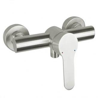 Dusjbatteri <strong>Lupo</strong>  Krom Stål