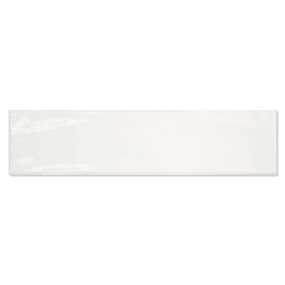 Veggflis Pastels Hvit Blank 8x30 cm
