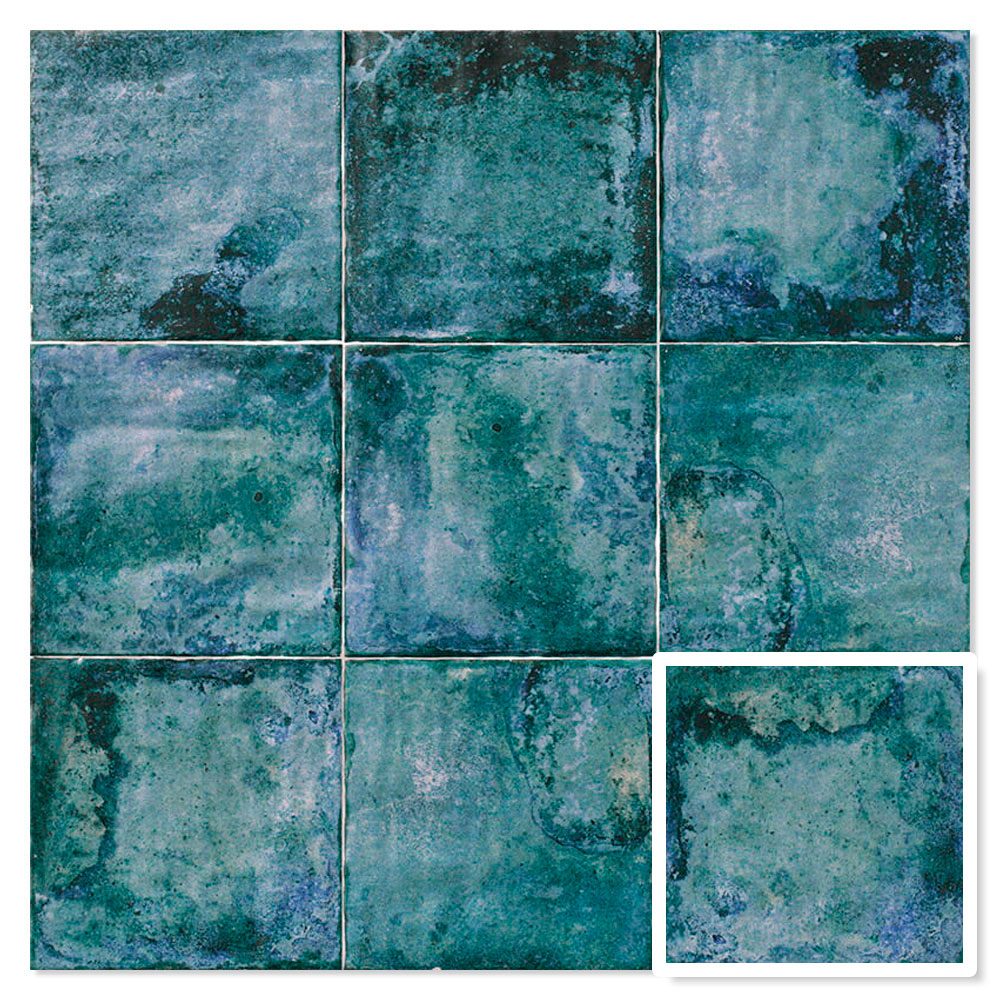 Mainzu Gulvflis Livorno Blu Matt 20x20 cm