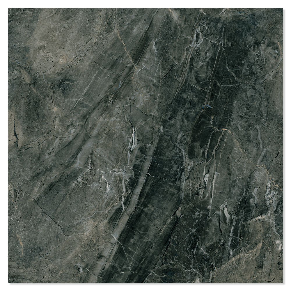 Marmor Gulvflis Tomelloso Svart Polert 60x60 cm
