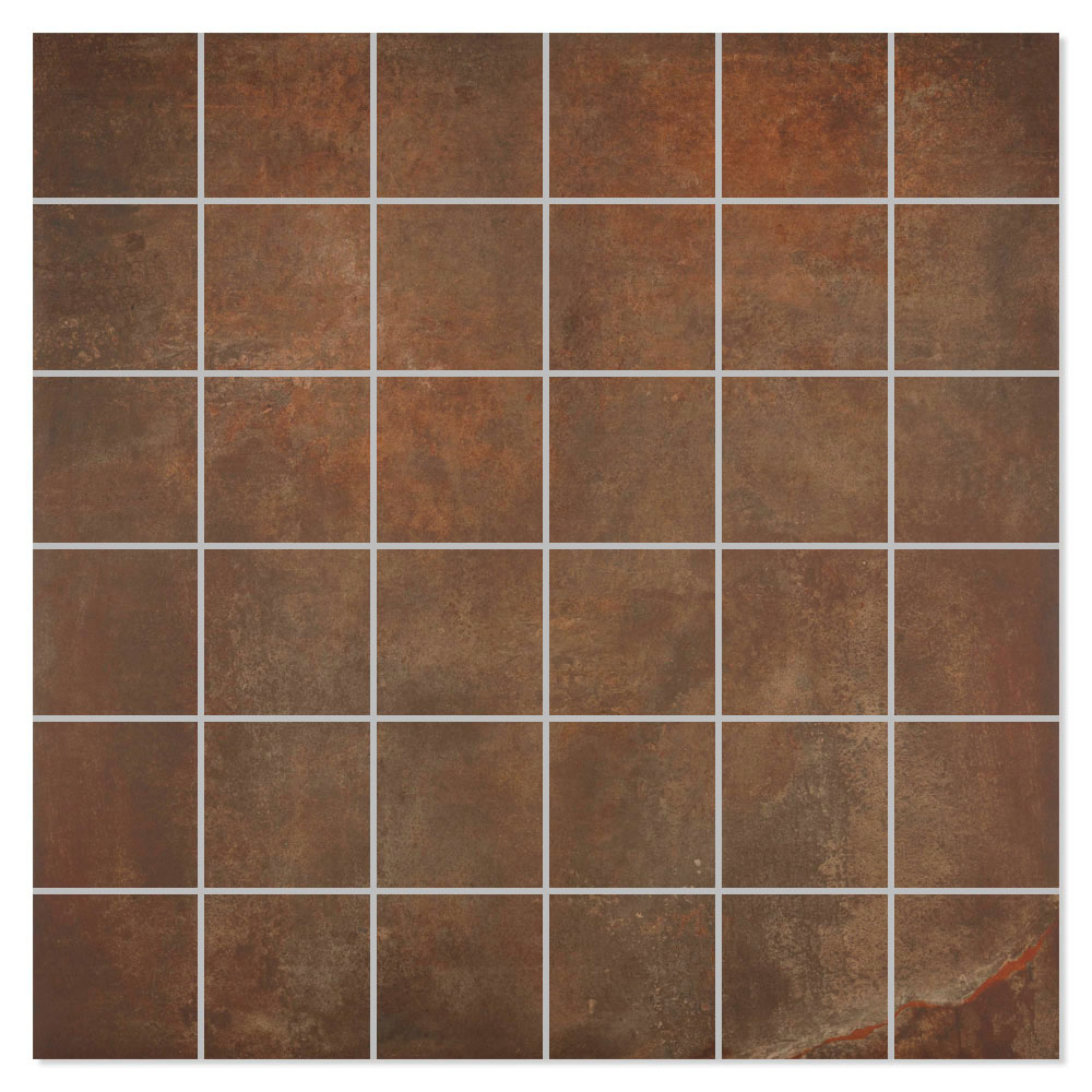 Mosaikkflis Steelwave Bronse Matt 30x30 (5x5) cm