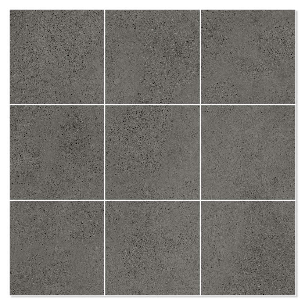 Mosaikkflis Integra Svart Matt 30x30 cm