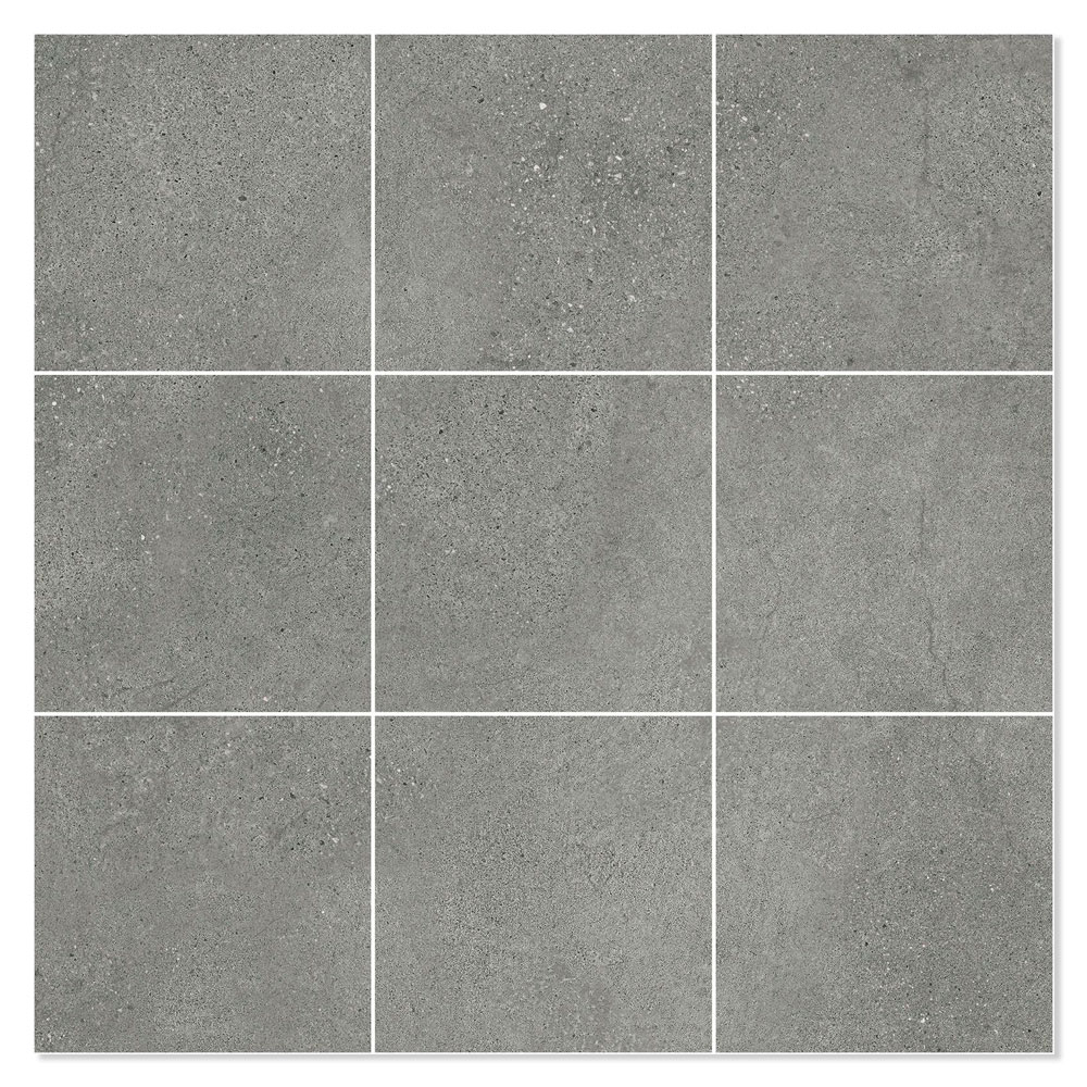 Mosaikkflis Integra Mørk Grå Matt 30x30 cm