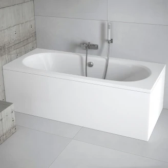 Badekar <strong>Monterrey</strong>  Hvit Blank 180 cm (Uten Panel & Avlopp)
