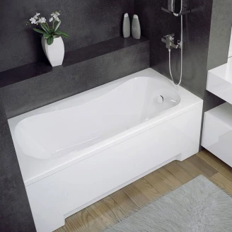 Badekar <strong>Mexico</strong>  Hvit Blank 160 cm (Uten Panel & Avlopp)