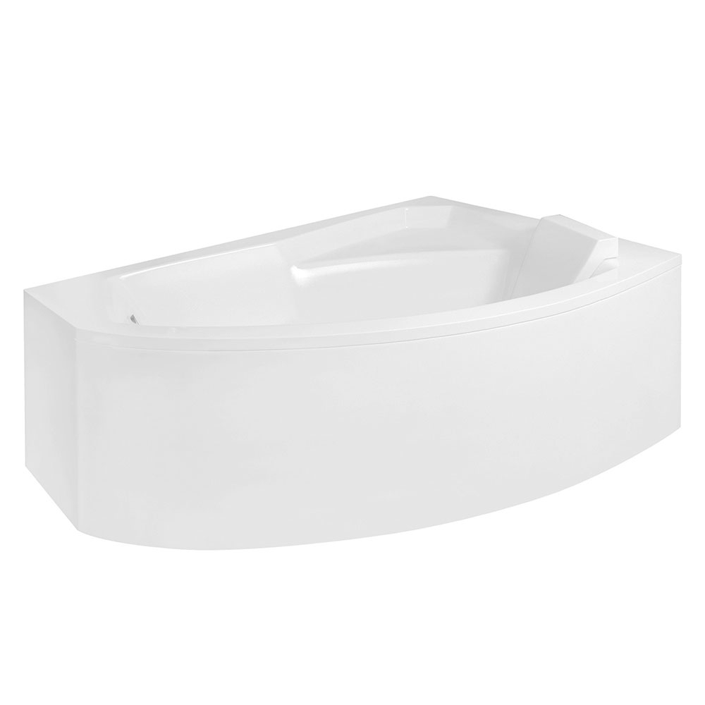 Paneler for Badekar Vicenza Hvit Blank 160 cm Høyre/Venstre