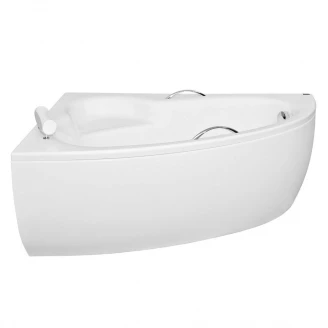 Hjørnebadekar <strong>Valletta Premium</strong>  Hvit Blank 150 cm Venstre (Uten Panel & Avlopp)