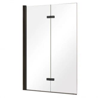 Badekarvegg <strong>Solux</strong>  Svart 6 mm 100x145 cm