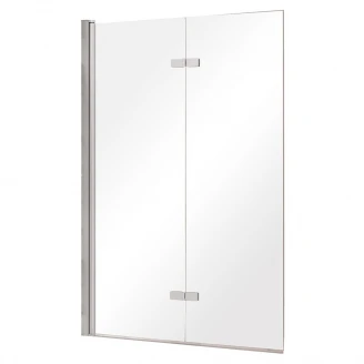 Badekarvegg <strong>Solux</strong>  Krom 6 mm 100x145 cm